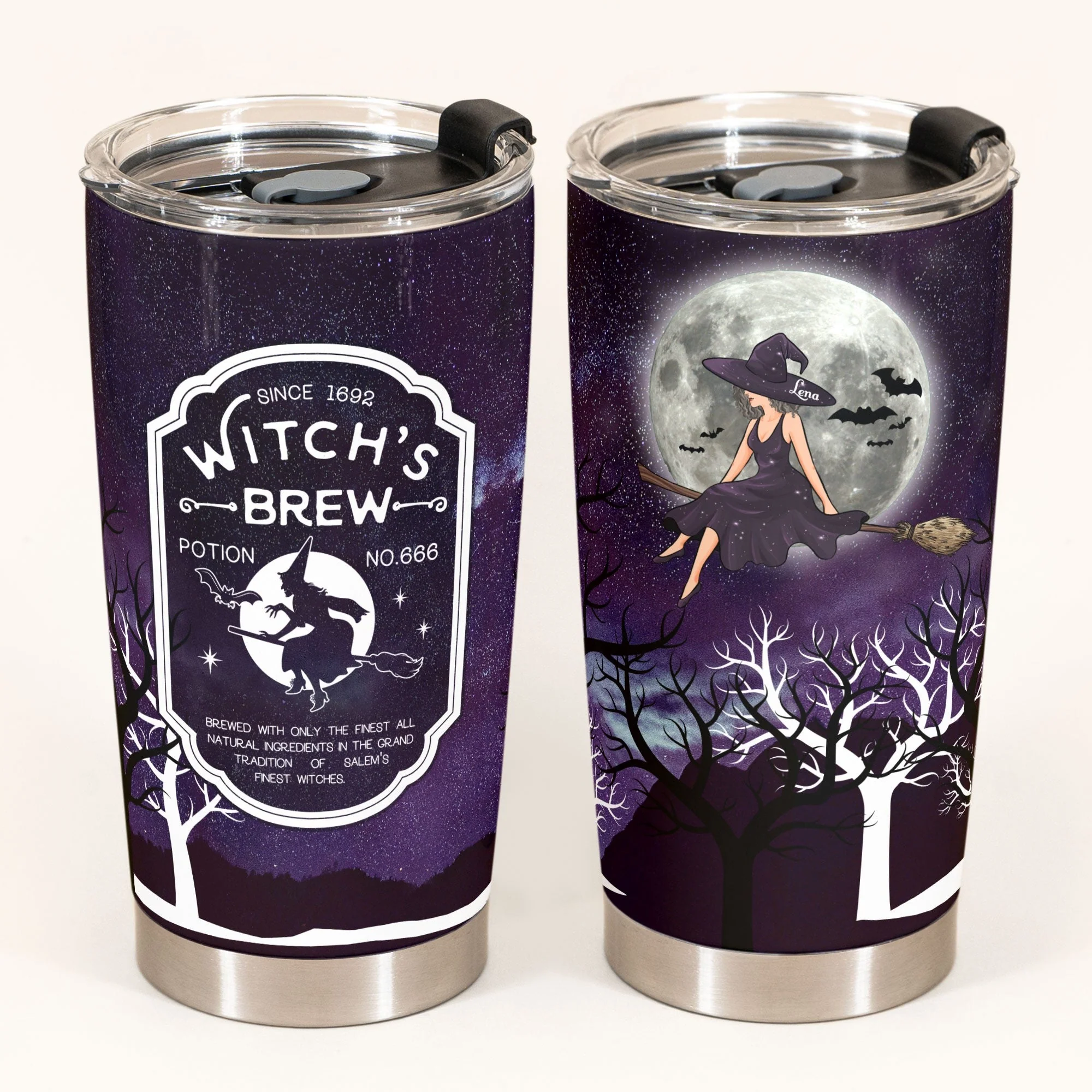 Wicked Witch Of Everything - Personalized Tumbler Cup - Witch Lady - Image 2