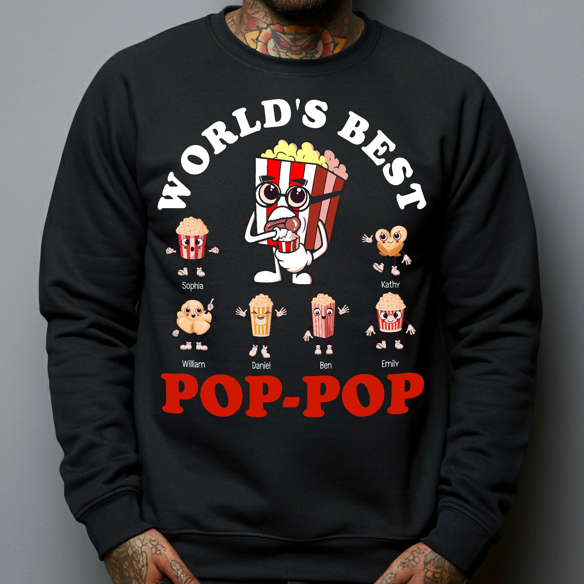 World's Best Pop-Pop - Personalized Shirt - Image 4