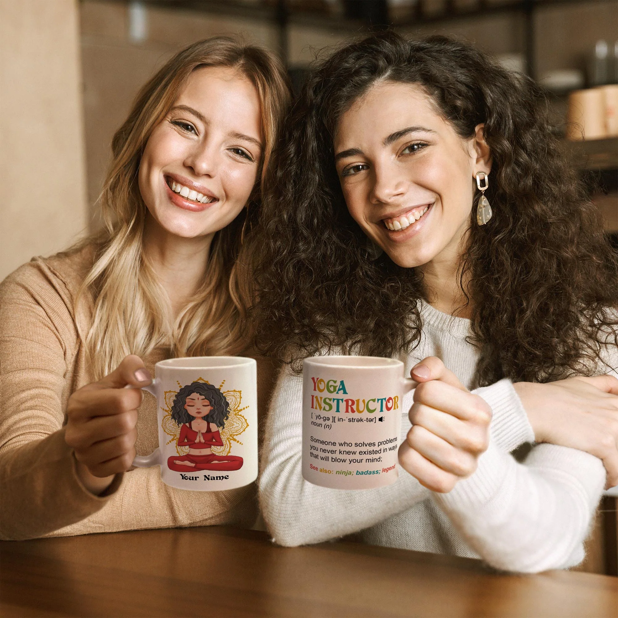 Yoga Instructor - Personalized Mug - Birthday Gift For Yoga Teacher - Image 3