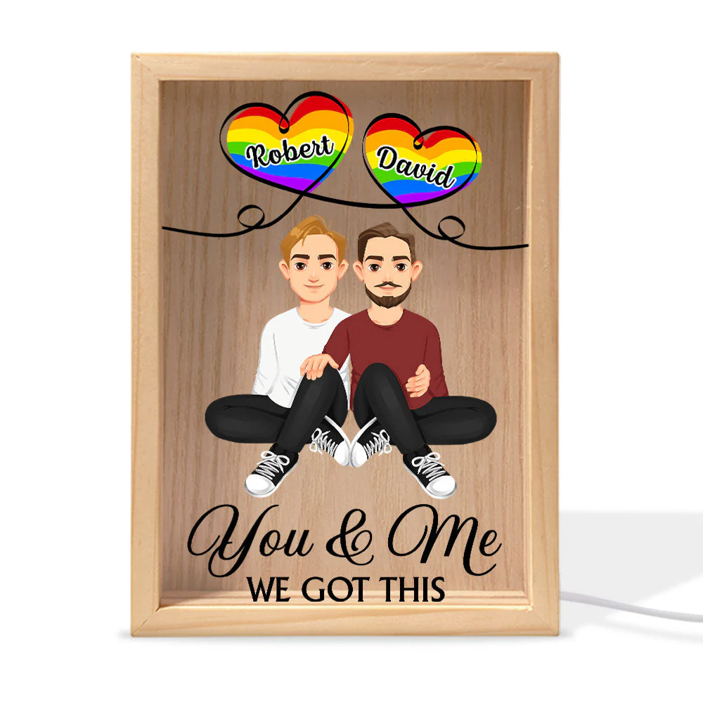 You And Me - Personalized Frame Light Box - Image 9