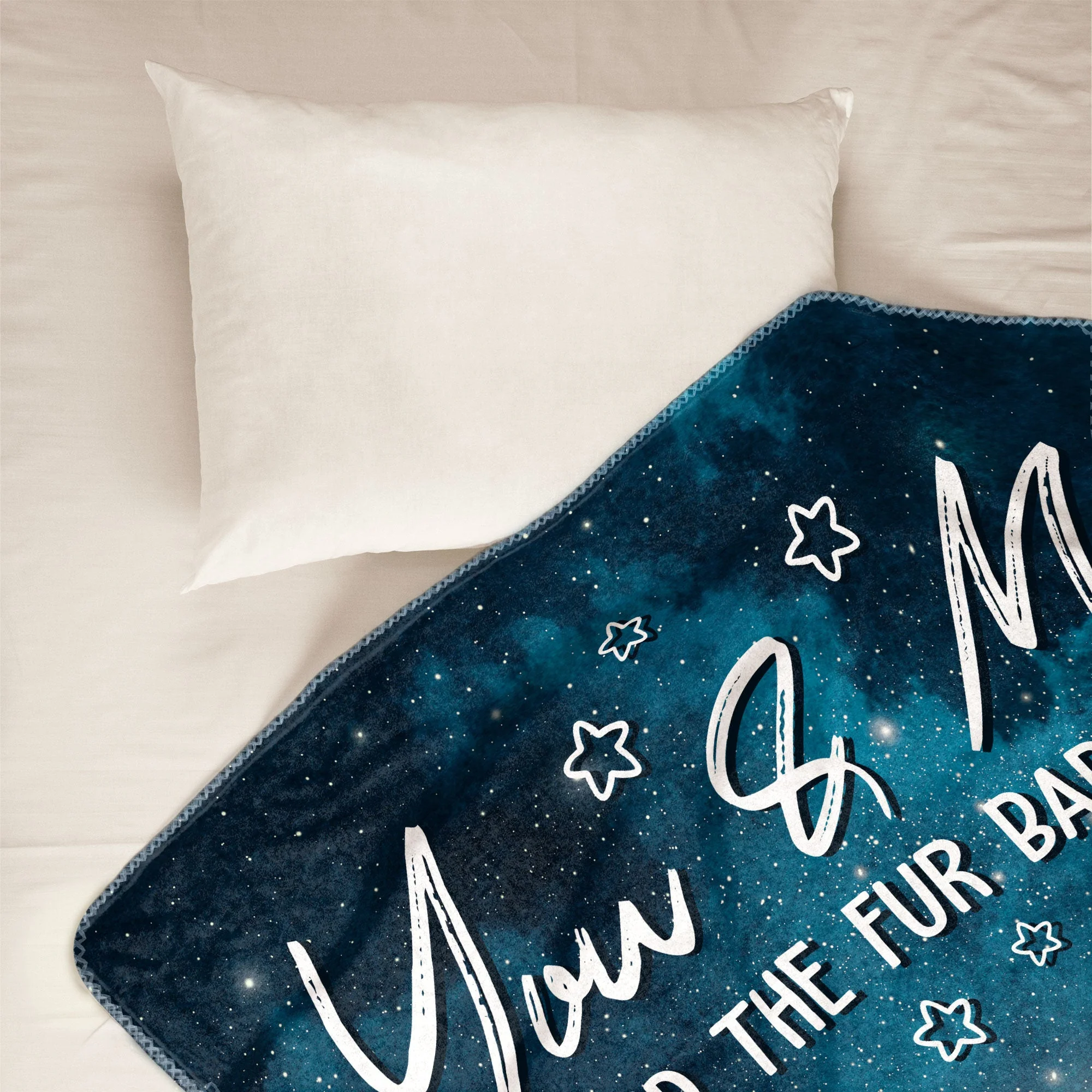 You And Me & The Fur Babies - Personalized Pet Blanket - Image 5