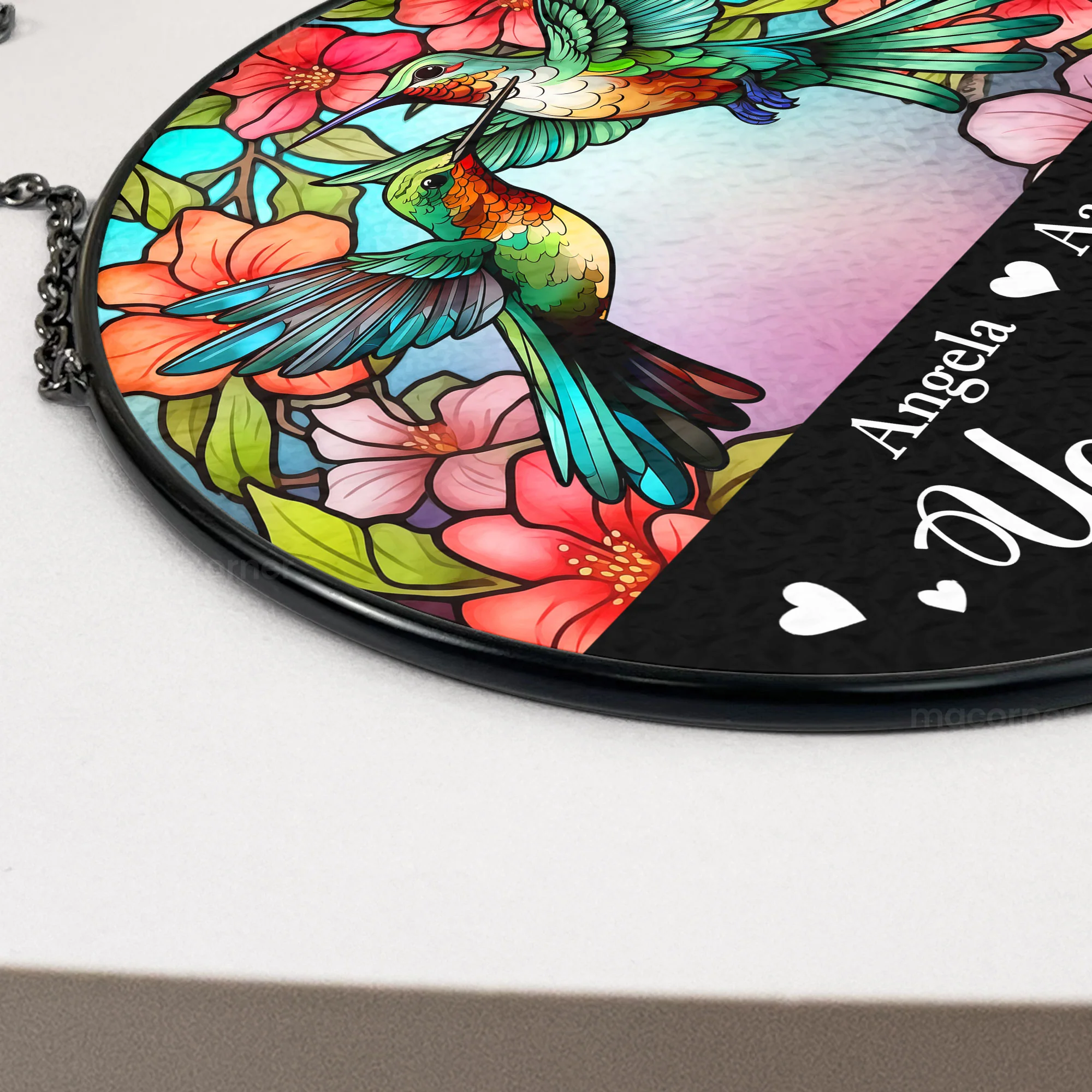 You And Me We Got This - Personalized Stained Glass Window Hanging Suncatcher - Image 4