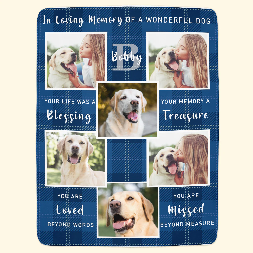 You Are Missed - Personalized Photo Blanket - Image 5
