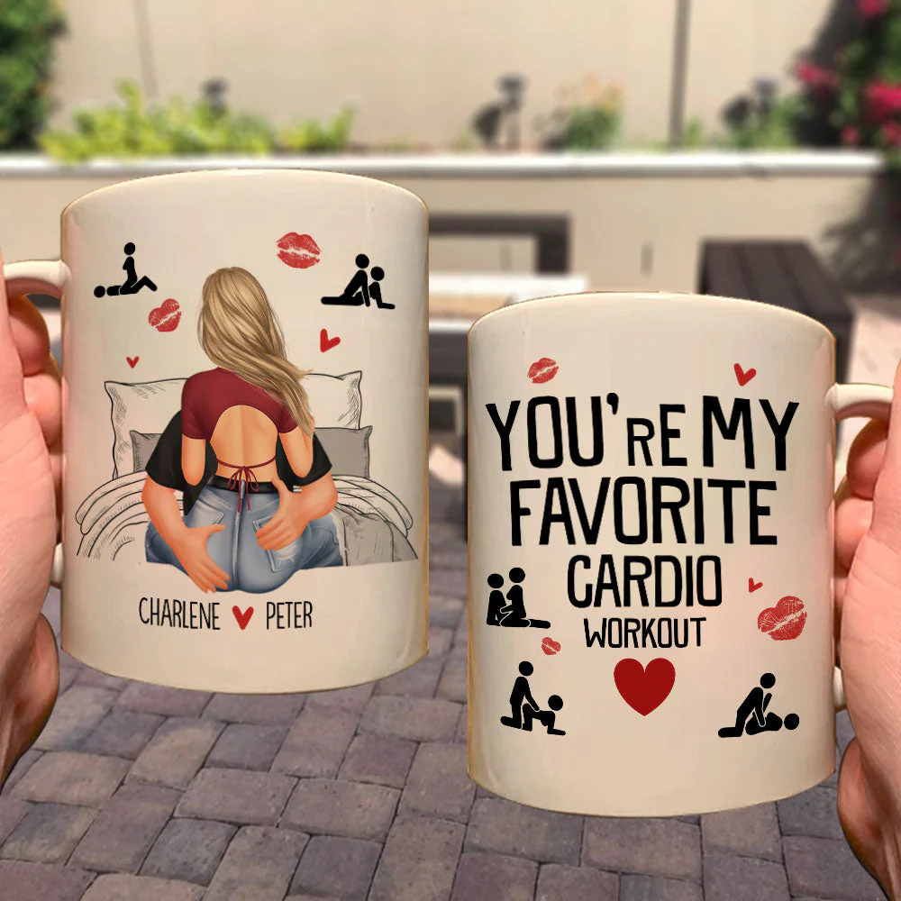 You Are My Favorite Cardio Workout - Personalized Mug - Image 2