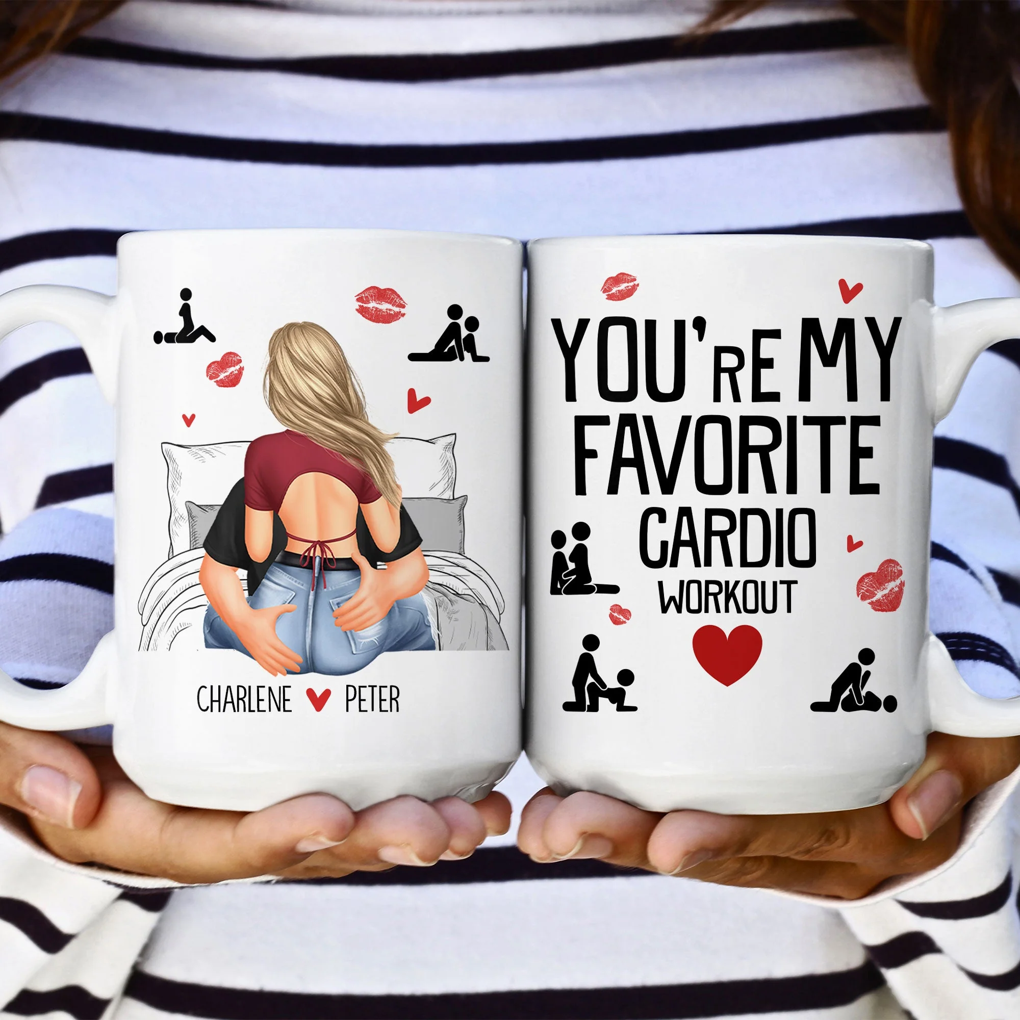 You Are My Favorite Cardio Workout - Personalized Mug - Image 4