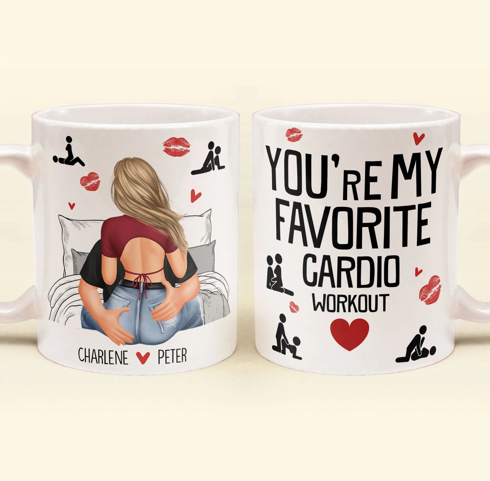 You Are My Favorite Cardio Workout - Personalized Mug - Image 5