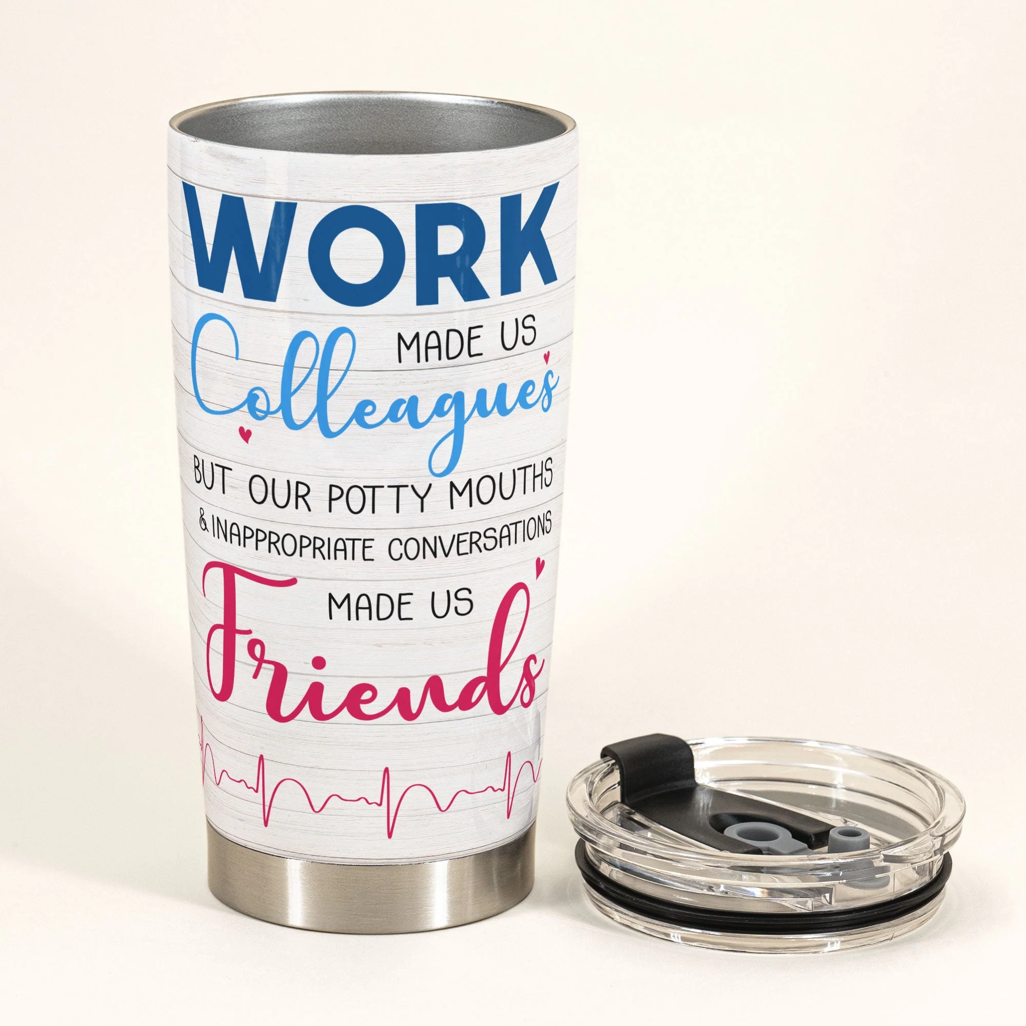 You Are My Person - Personalized Tumbler Cup - Birthday Gift For Nursing Colleagues - Cute Chibi Nurse - Image 3