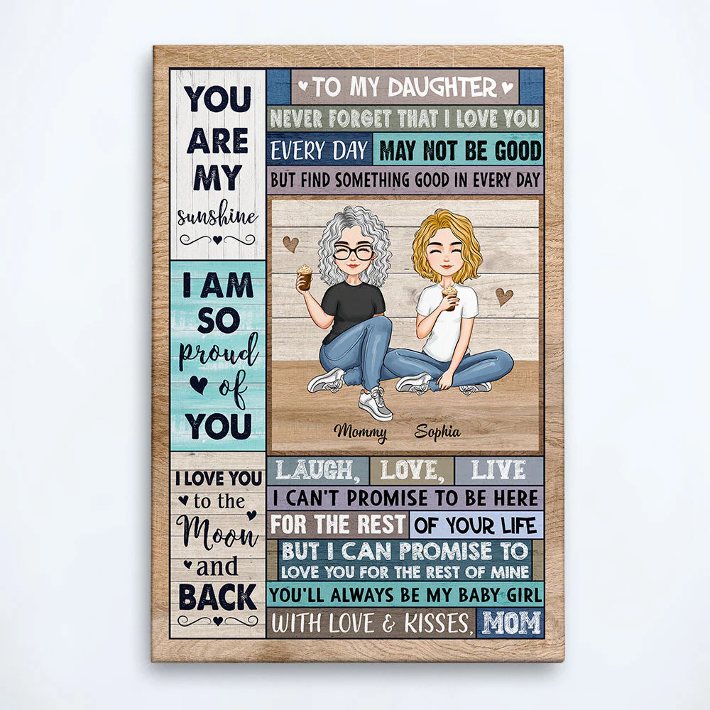 You Are My Sunshine - Personalized Poster/Wrapped Canvas - Image 5