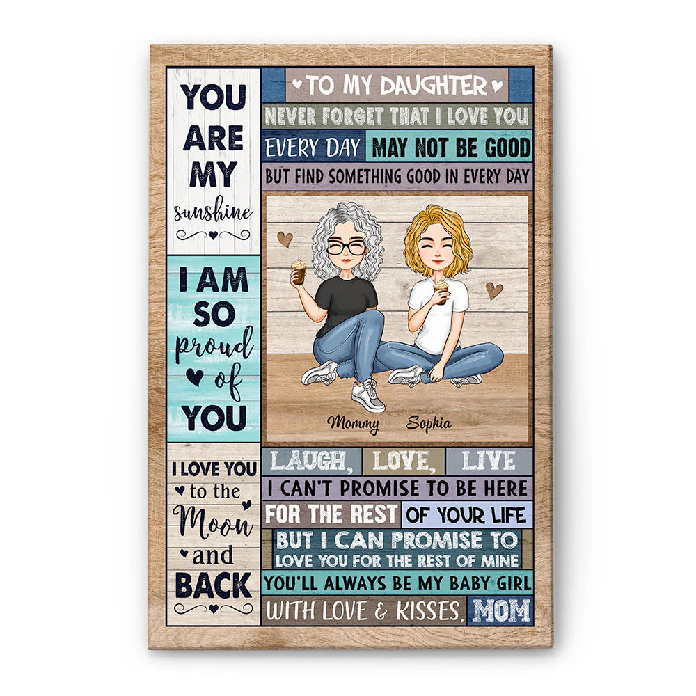 You Are My Sunshine - Personalized Poster/Wrapped Canvas - Image 7