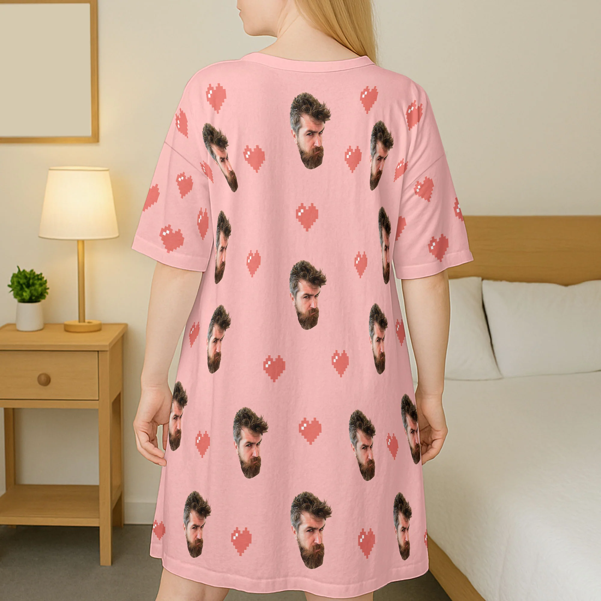 You Are On My To-Do List - Personalized Photo Sleep Tee - Image 2