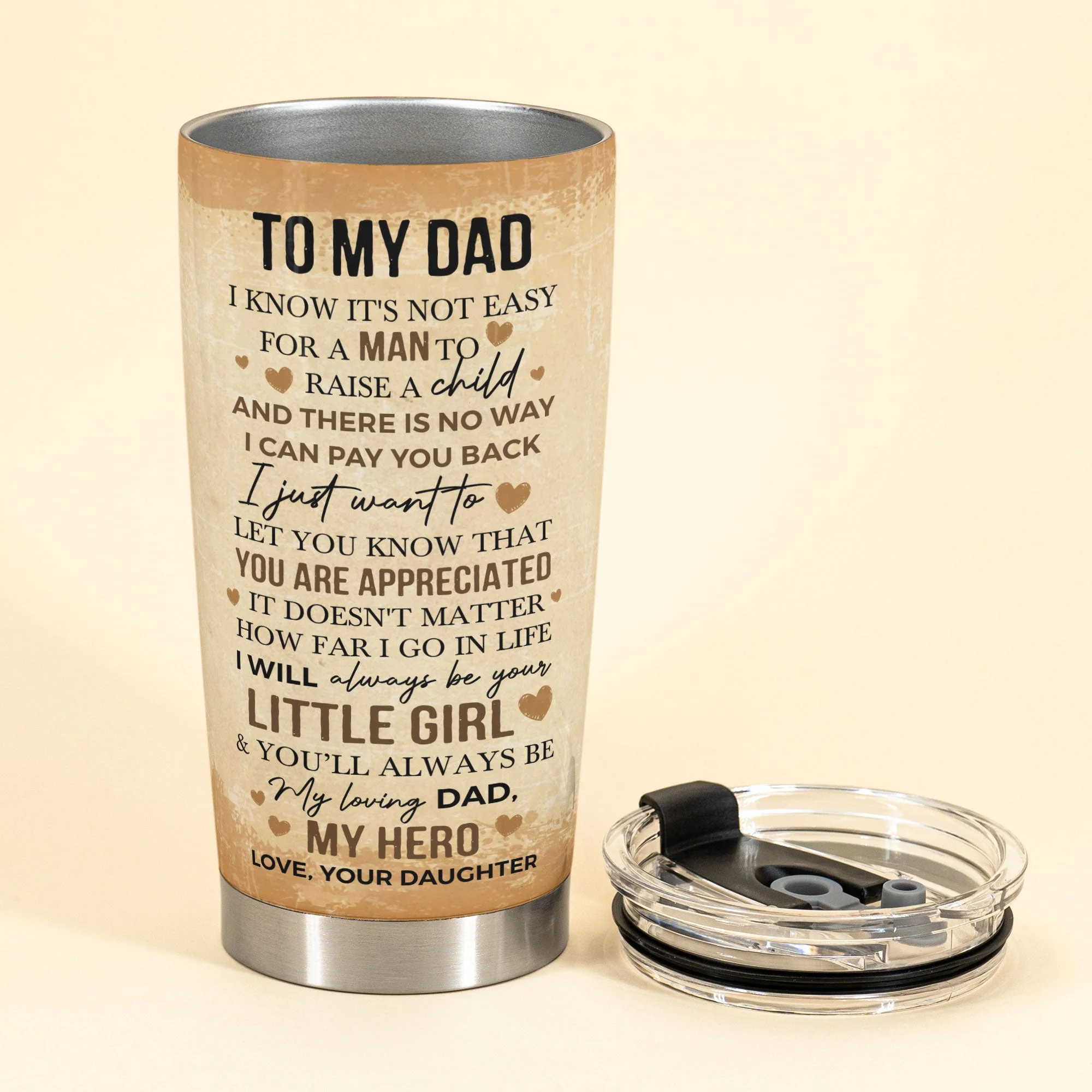 You Are The Best Dad I Could Have Asked For - Personalized Tumbler Cup - Birthday, Loving Gift For Dad - Image 3