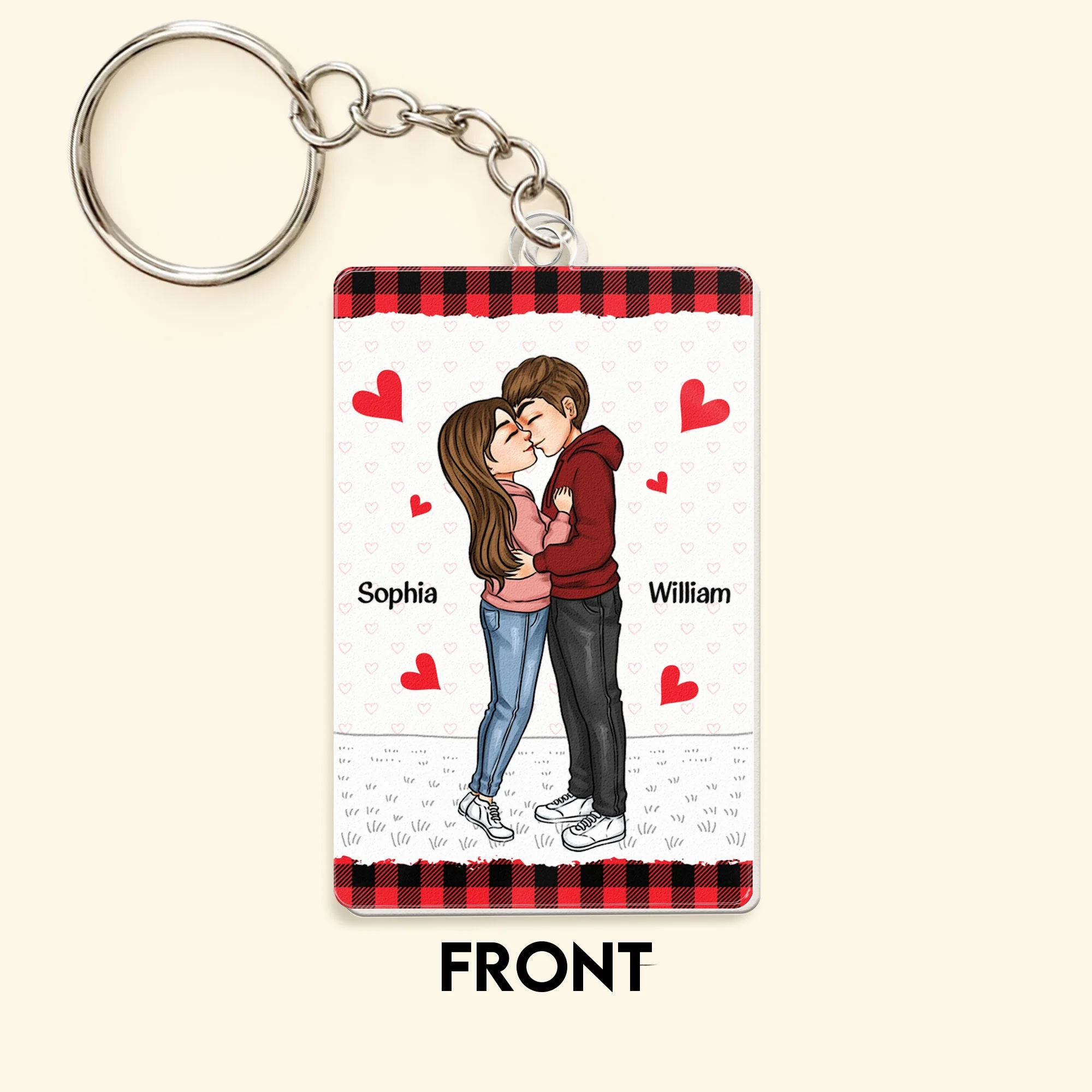 You Are The Best Thing That Ever Happened To Me - Personalized Acrylic Keychain - Image 2
