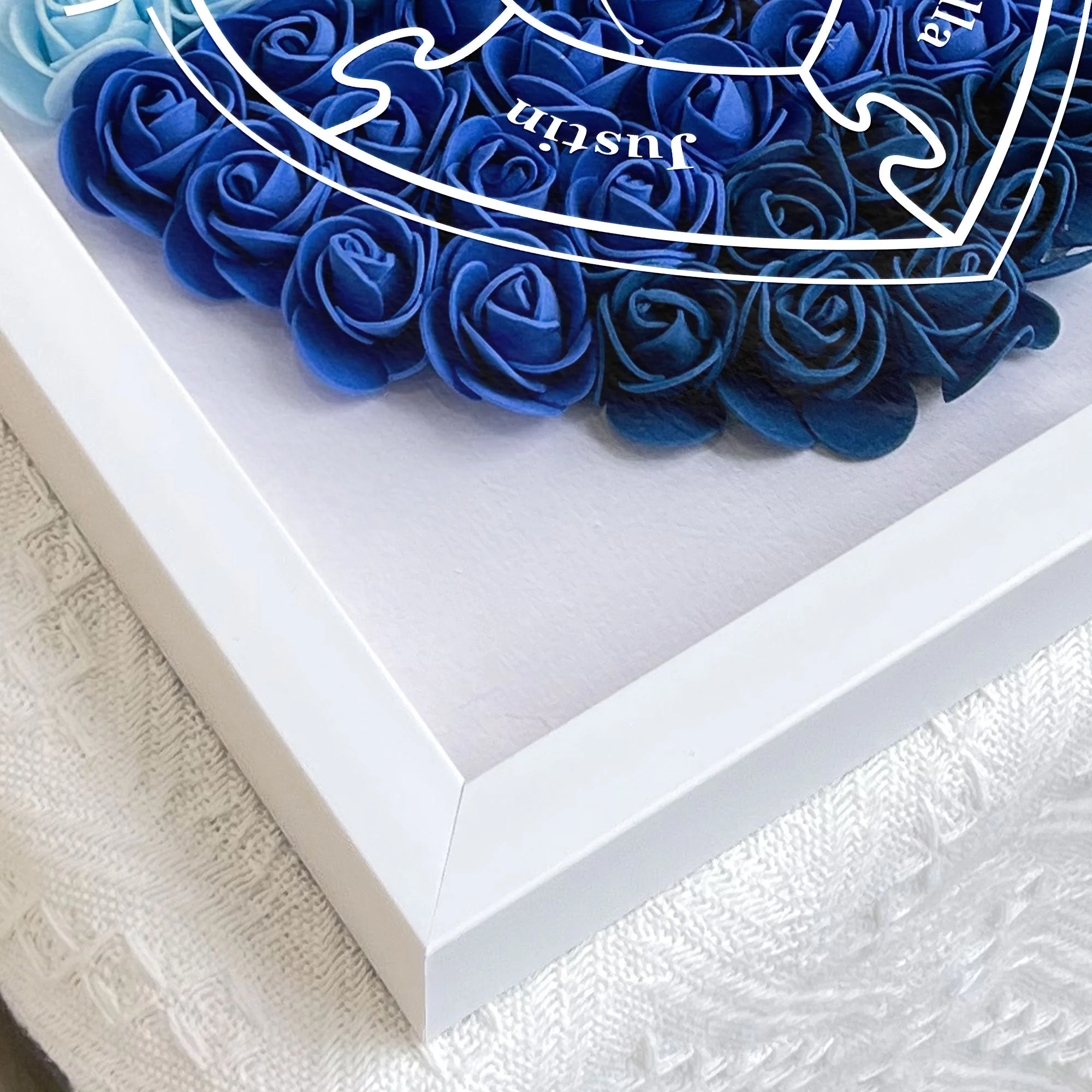 You Are The Piece That Hold Us Together - Personalized Flower Shadow Box - Image 6