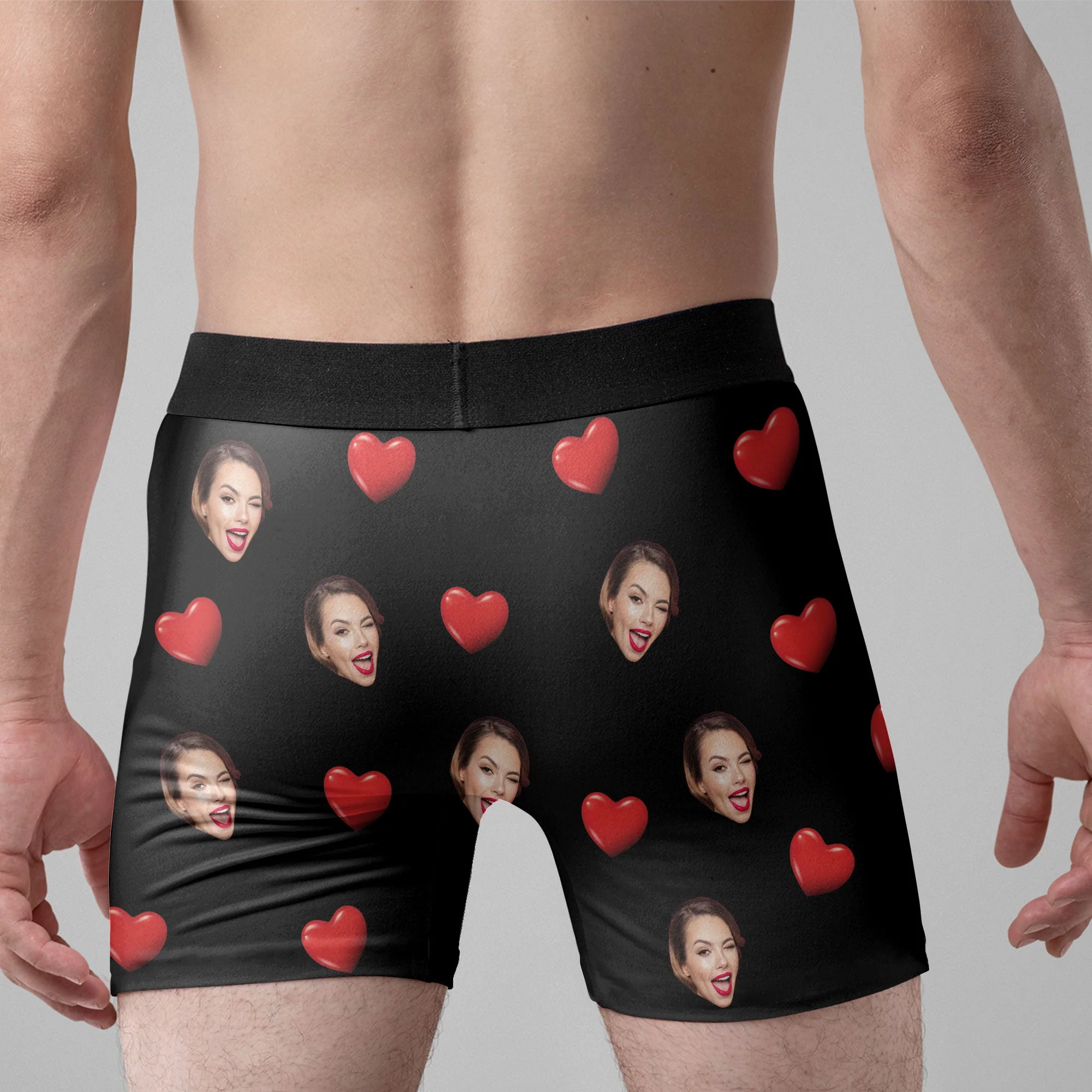 You Can Expect A Few Inches Tonight - Personalized Photo Men's Boxer Briefs - Image 2