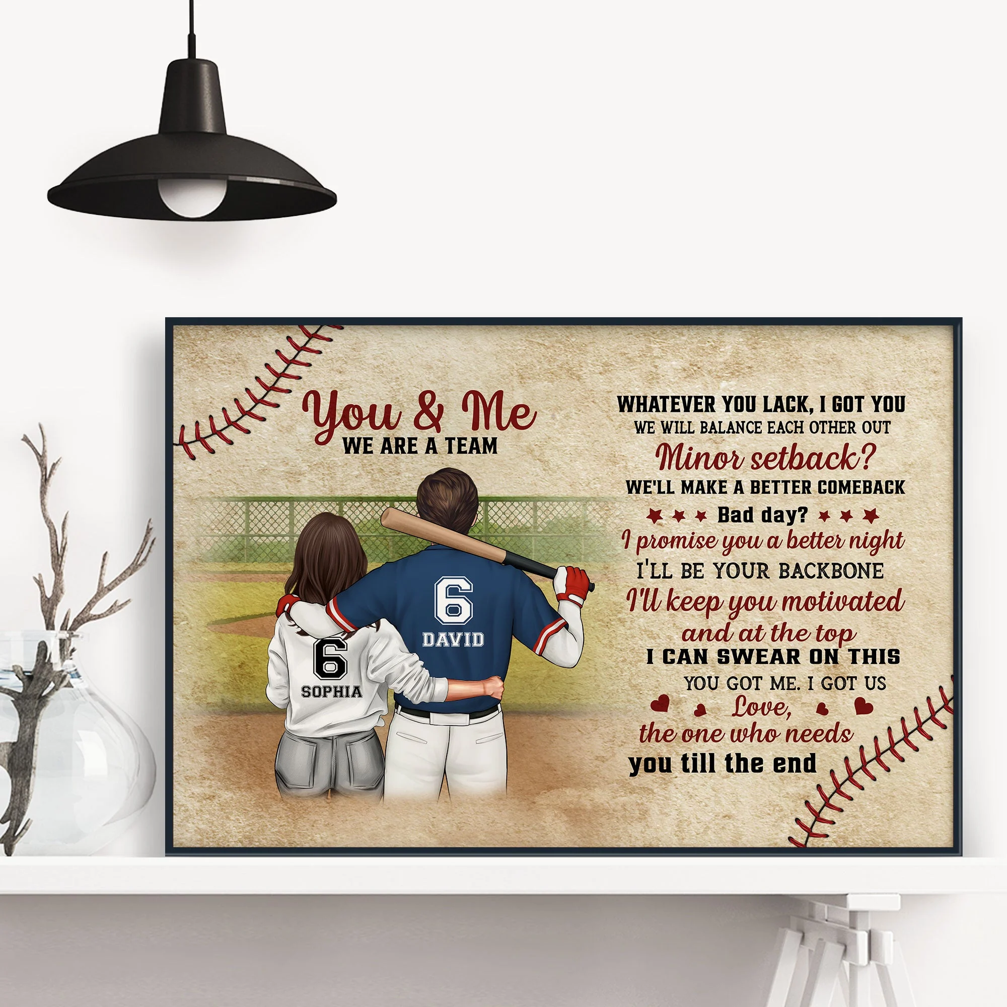 You Got Me I Got Us - Personalized Poster/Wrapped Canvas - Image 2
