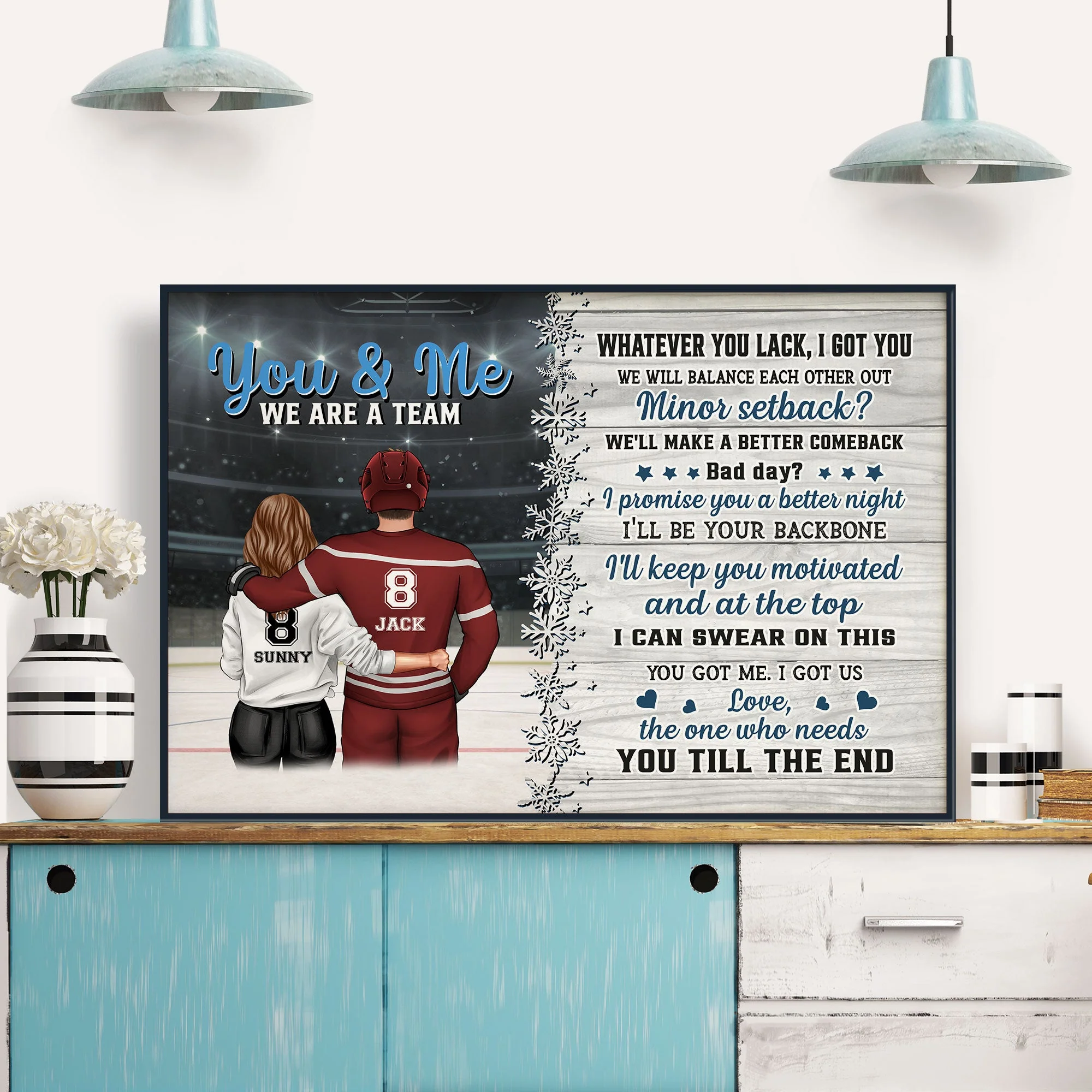 You Got Me I Got Us - Personalized Poster/Wrapped Canvas - Image 3