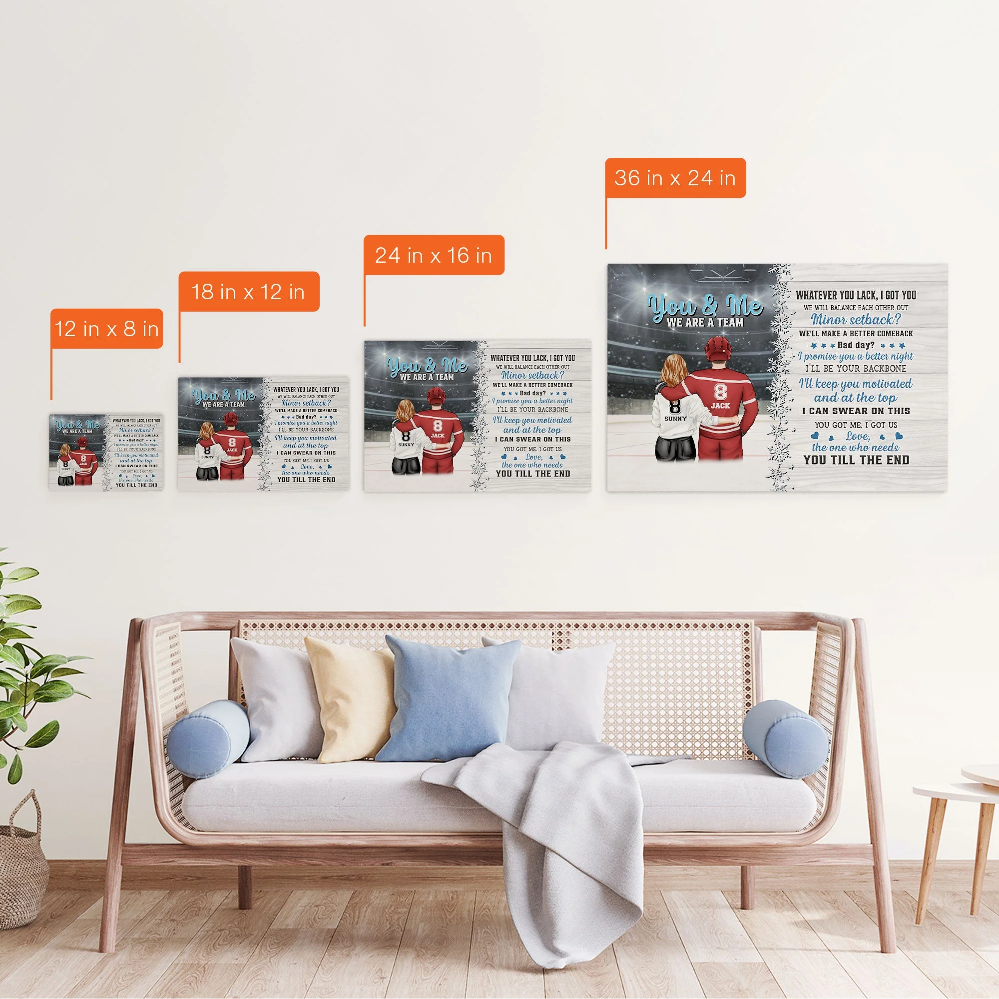 You Got Me I Got Us - Personalized Poster/Wrapped Canvas - Image 7