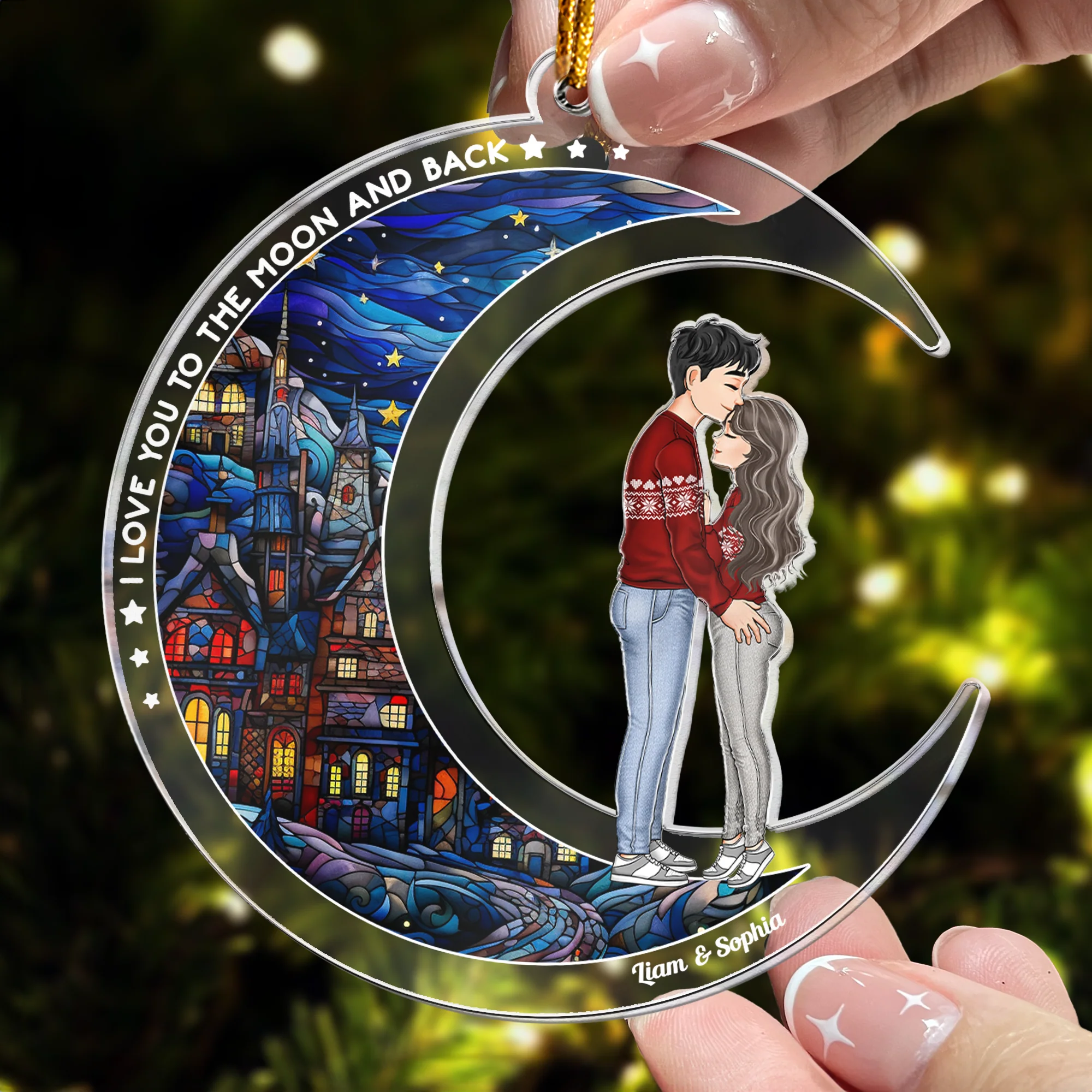 You & Me We Got This - Personalized Acrylic Ornament - Image 4