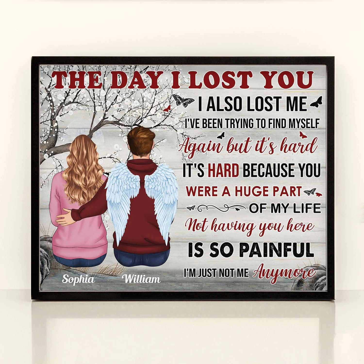 You Were A Huge Part Of My Life - Personalized Poster - Memorial Gift For Widow, Widowes - Image 2