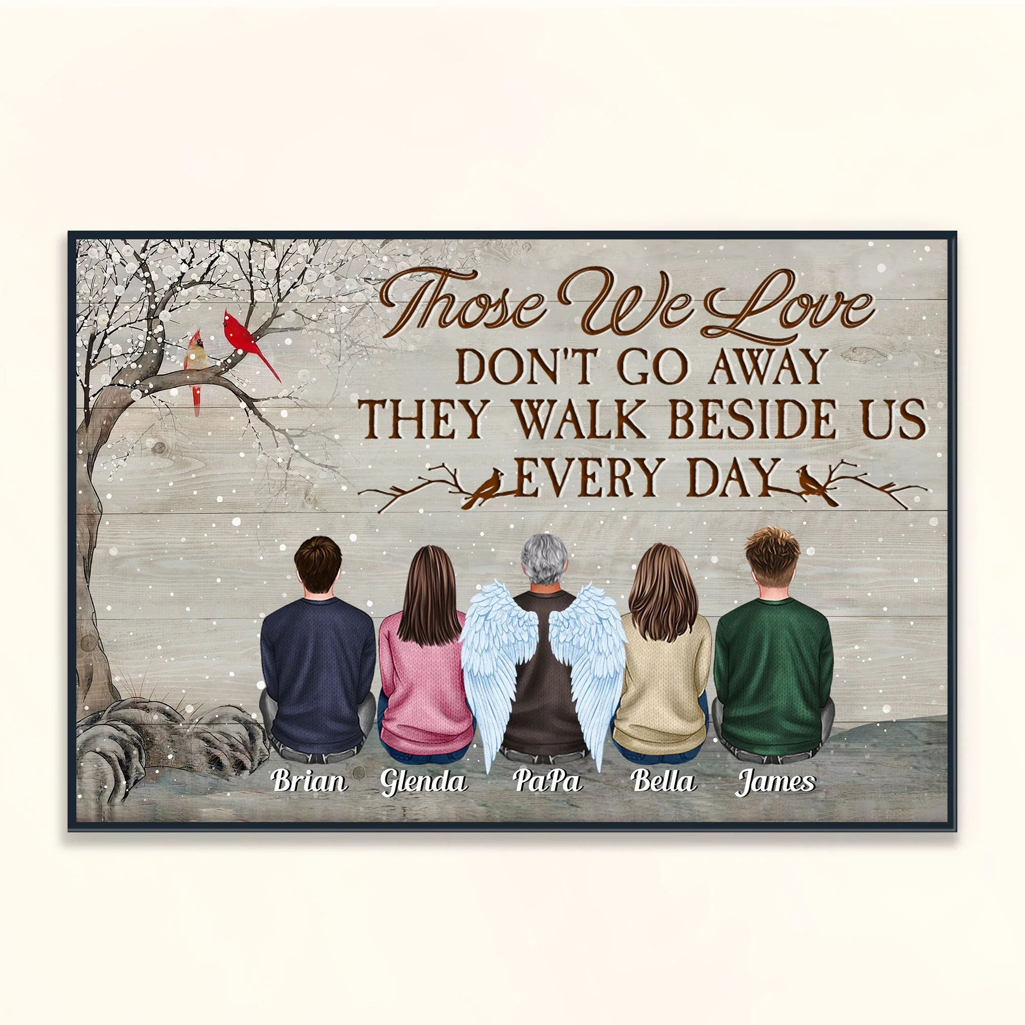 You Were One Of A Kind - Personalized Poster - Christmas Gift Memorial Poster For Family, Remembrance - Family Sitting - Image 2