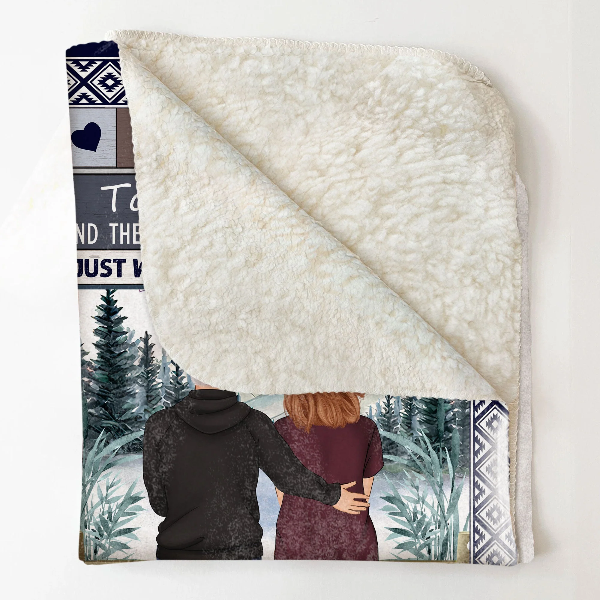 You Will Always Be My Hero - Personalized Blanket - Birthday, Loving Gift For Single Parent, Dad, Father - Image 4