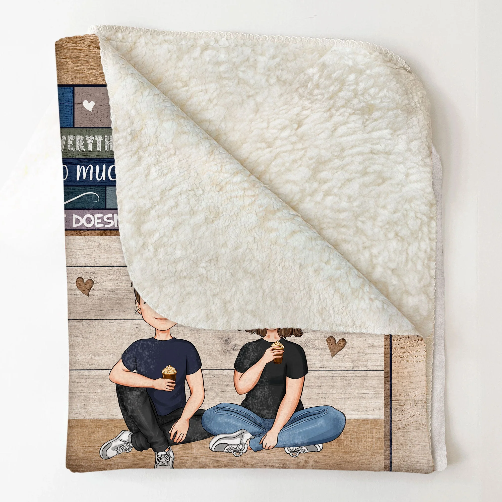 You Will Always Be My Loving Mother - Personalized Mom Blanket - Image 3