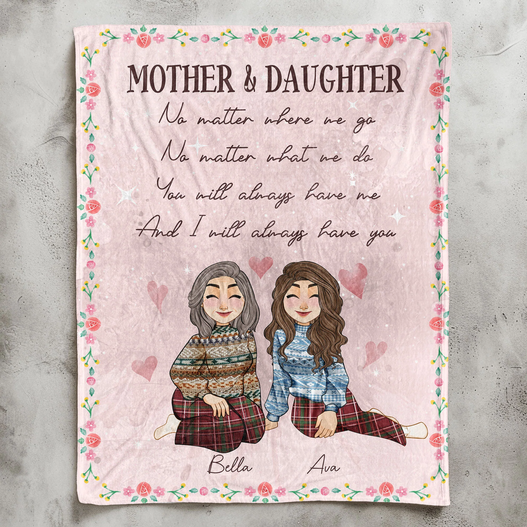 You'll Always Have Me, Daughter - Personalized Blanket - Image 7