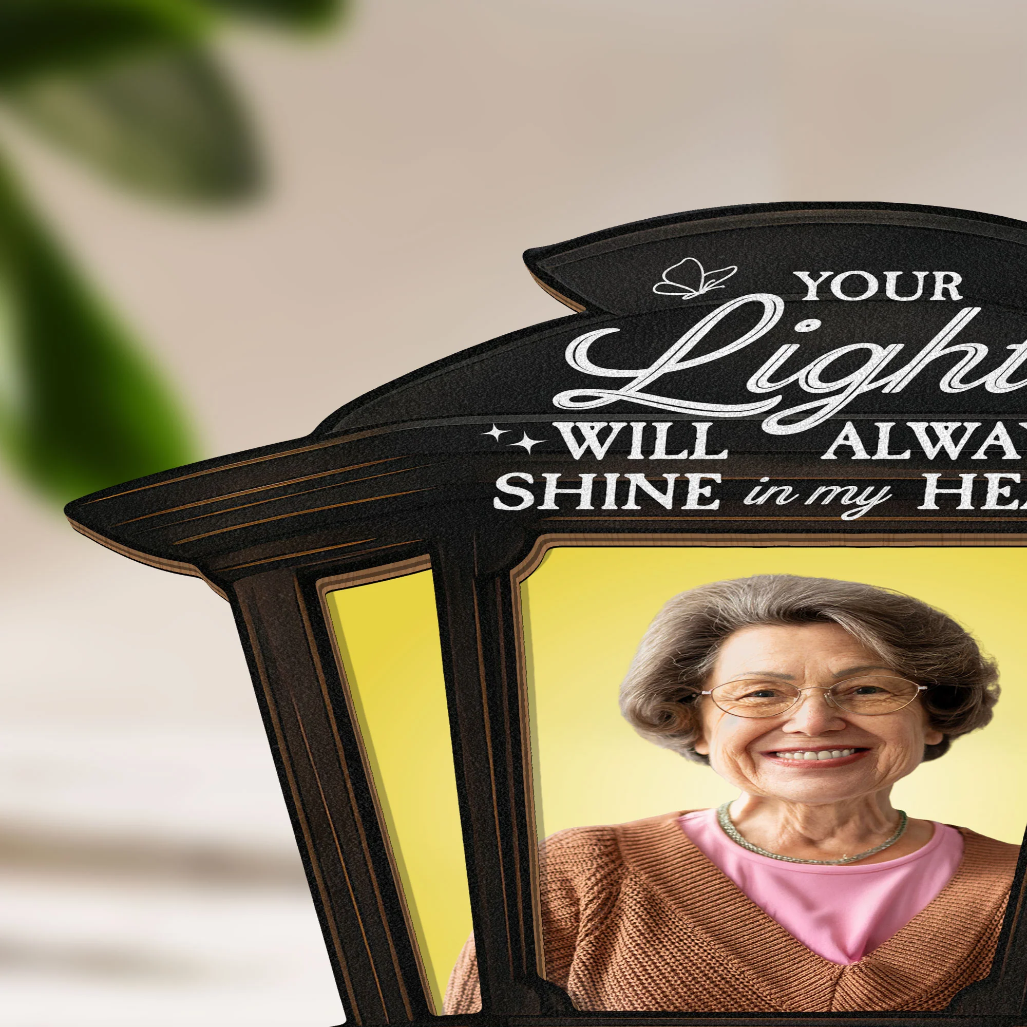 Your Light Always Shine - Personalized Photo Wood And Acrylic Night Light - Image 4