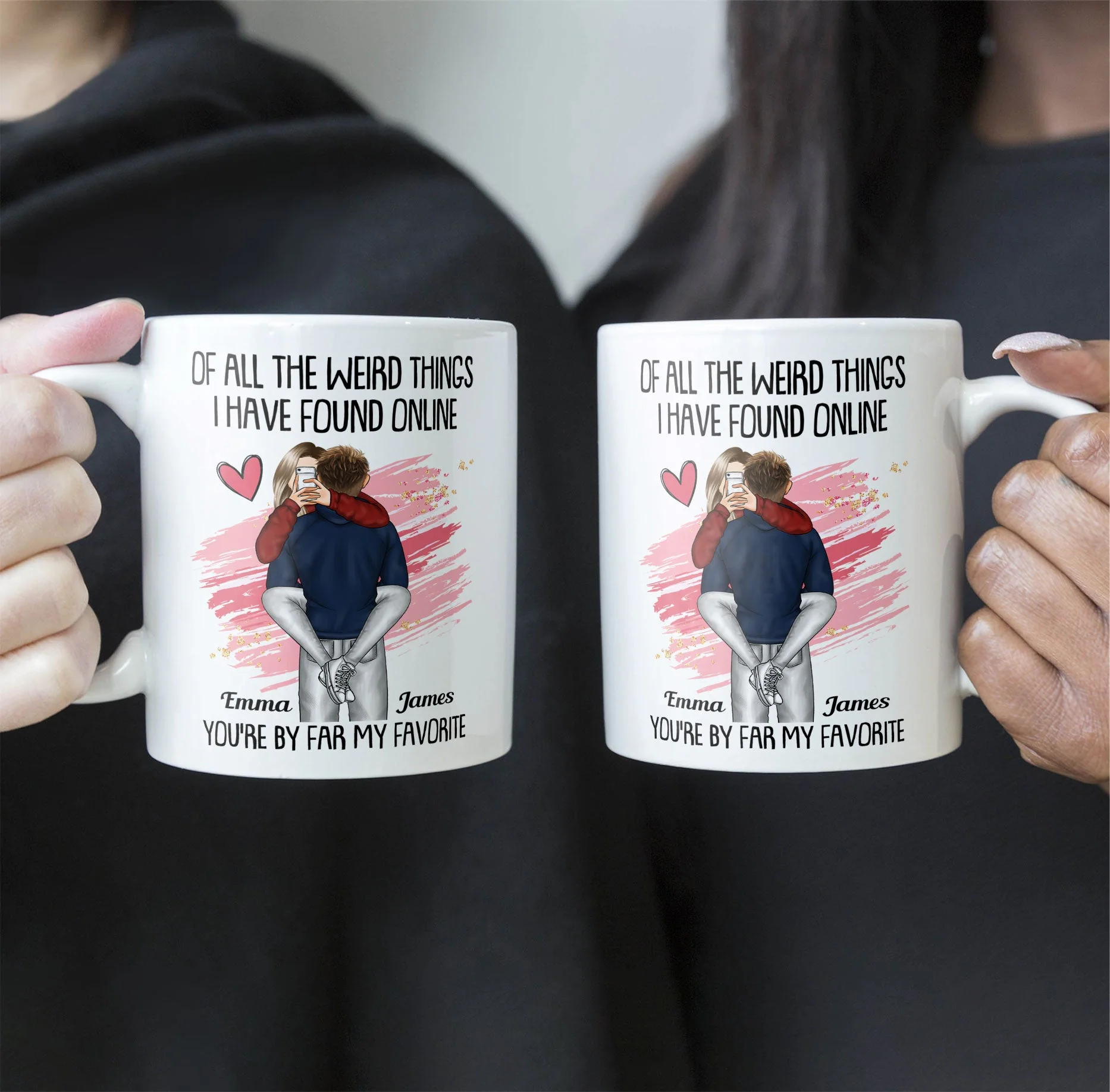You're By Far My Favorite - Personalized Mug - Image 3