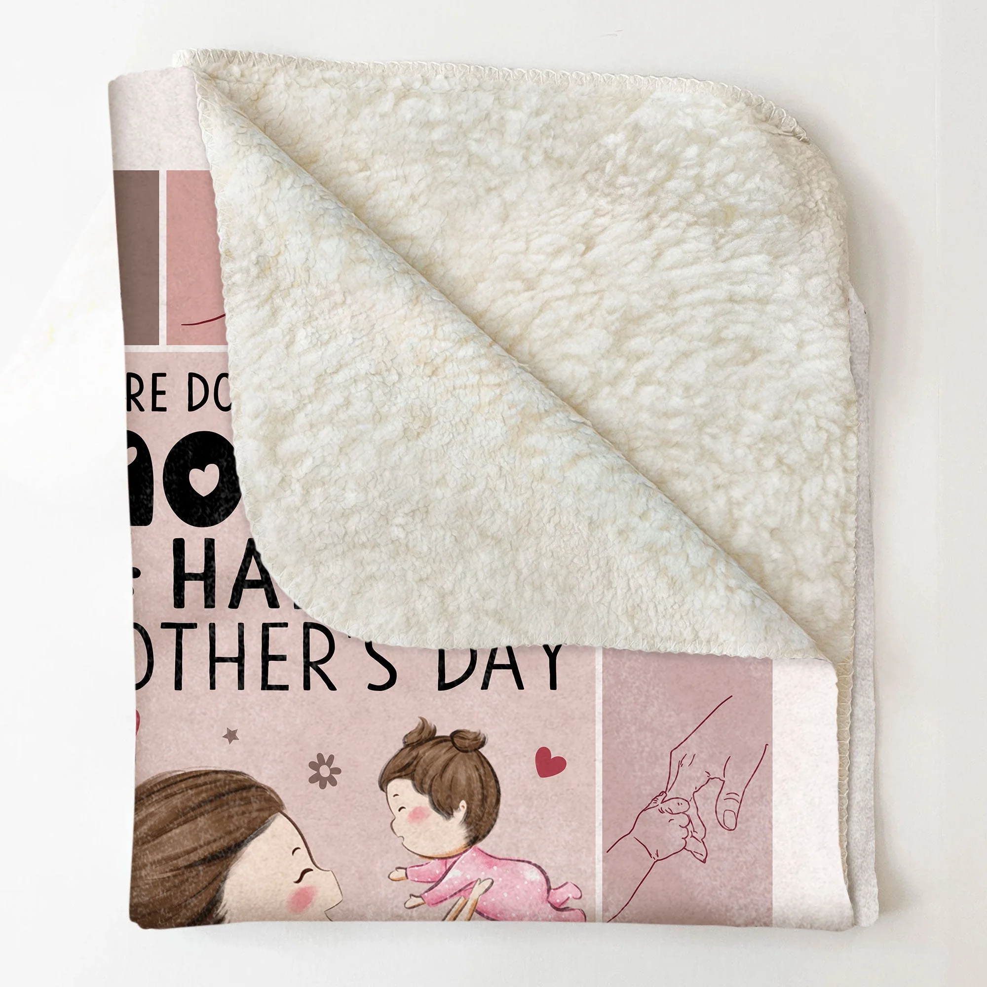 You're Doing Great Job Mommy - Personalized Blanket - Image 5