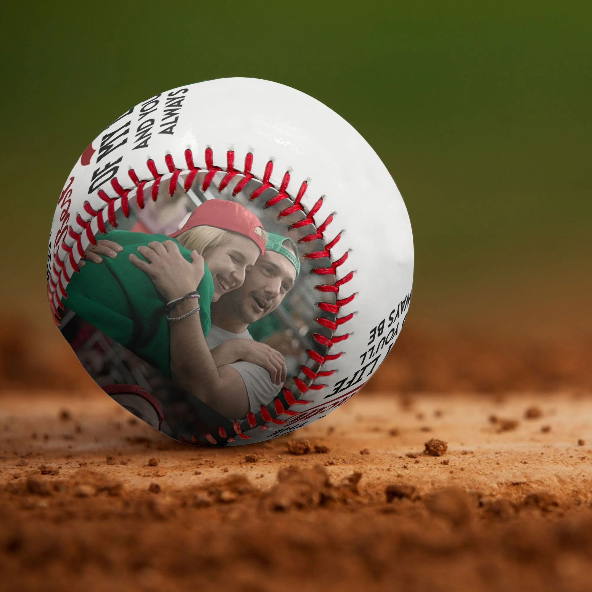You're Still The Best Catch Of My Life - Personalized Photo Baseball - Image 5