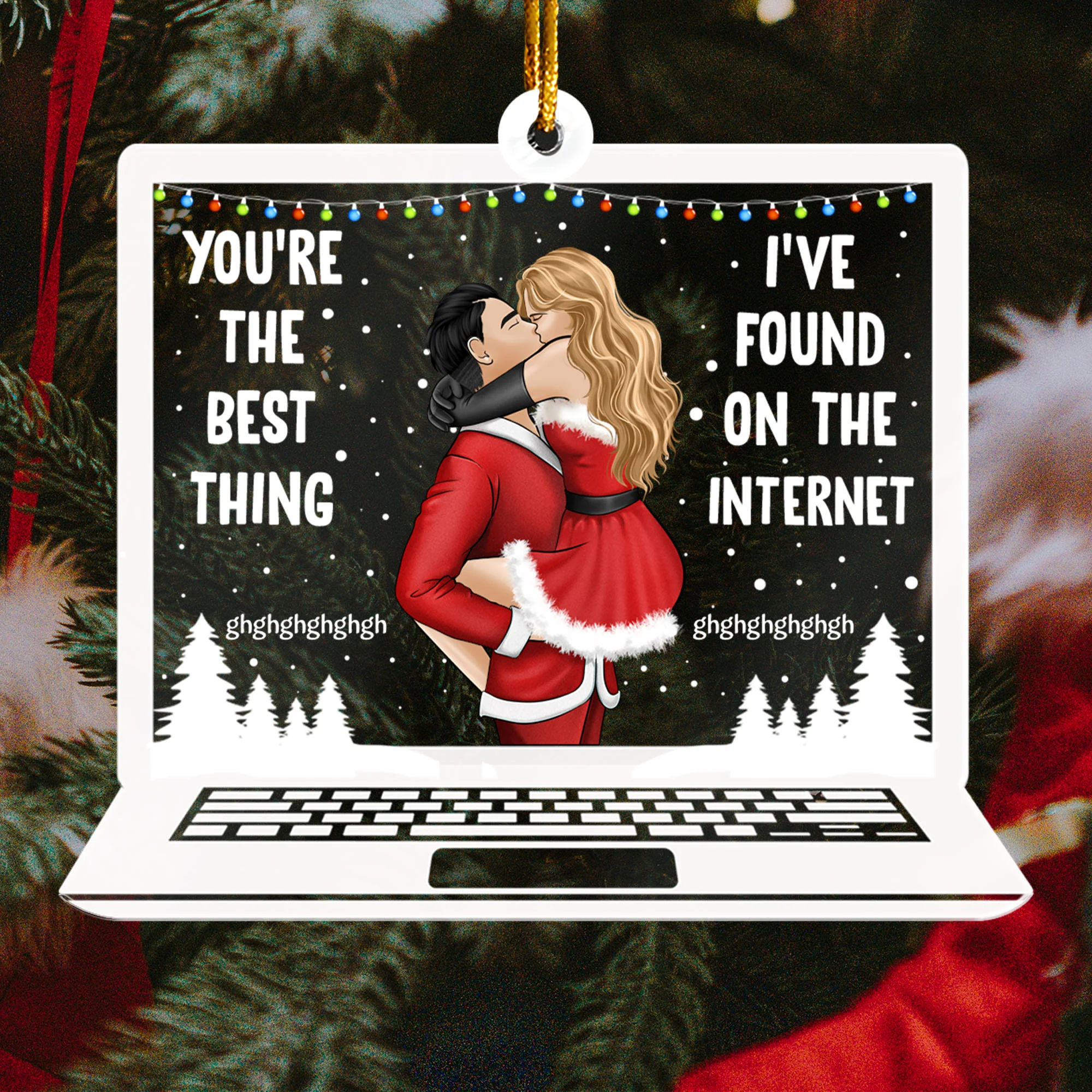 You're The Best - Personalized Acrylic Ornament - Image 3