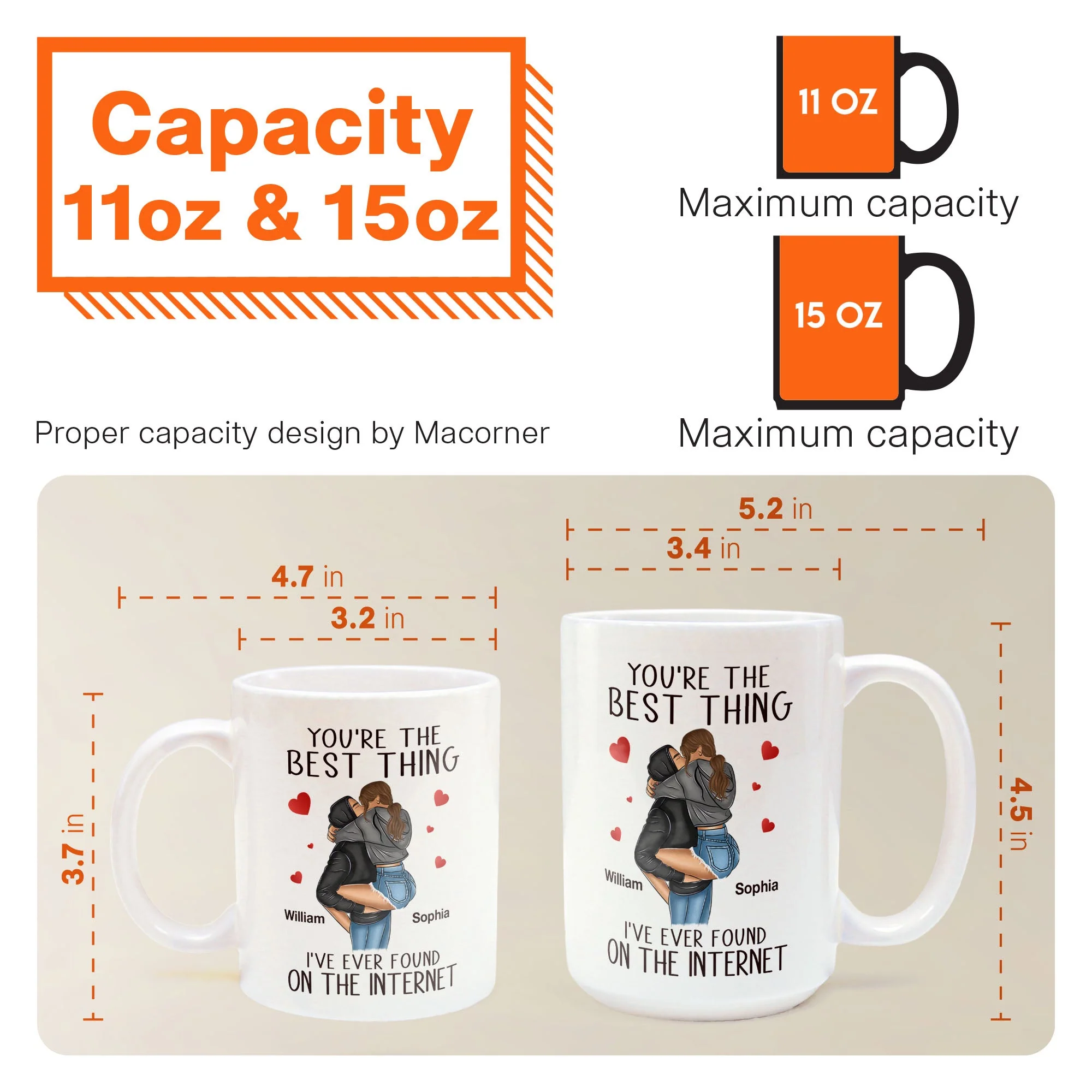 You're The Best Thing I've Ever Found On The Internet - Personalized Mug - Image 10