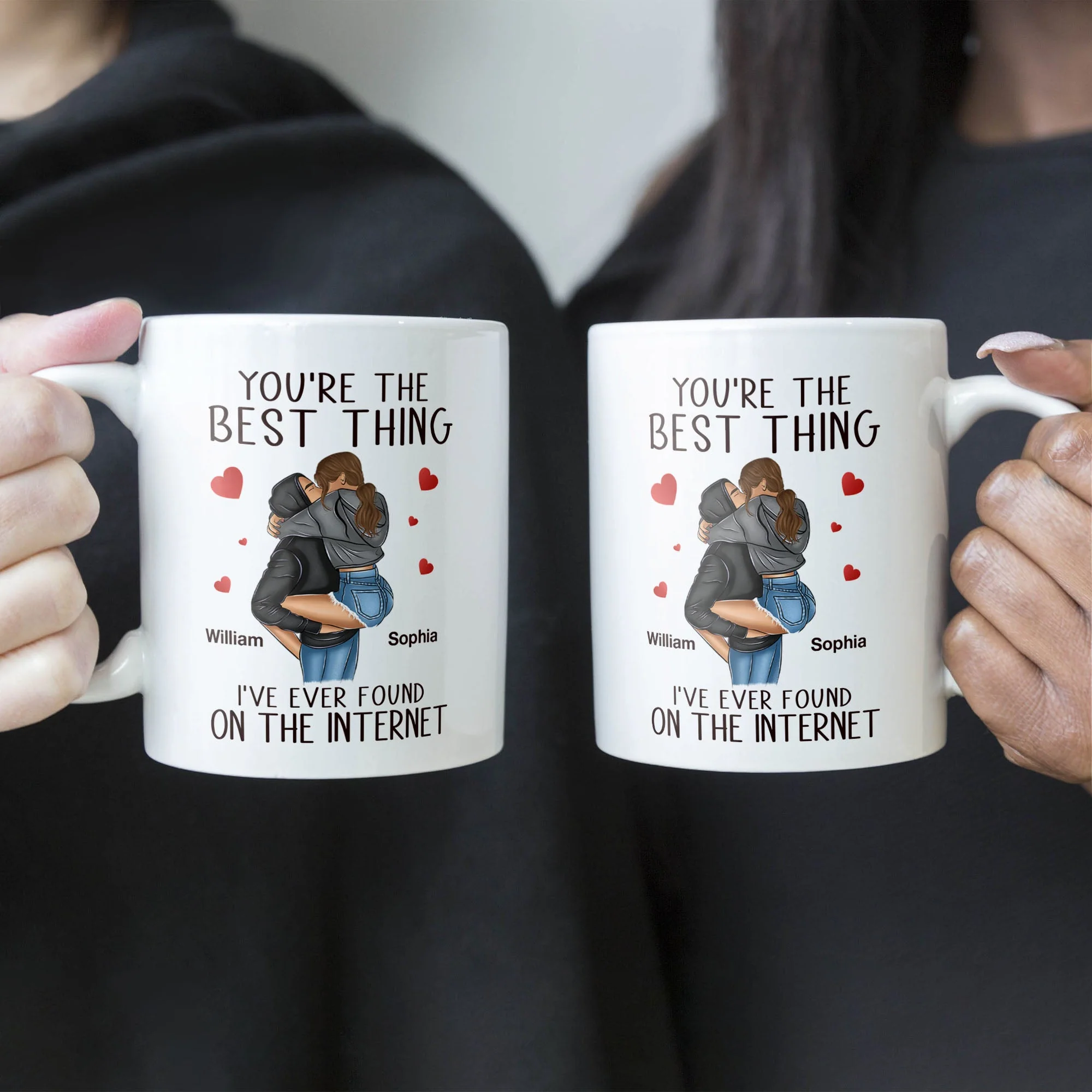 You're The Best Thing I've Ever Found On The Internet - Personalized Mug - Image 8