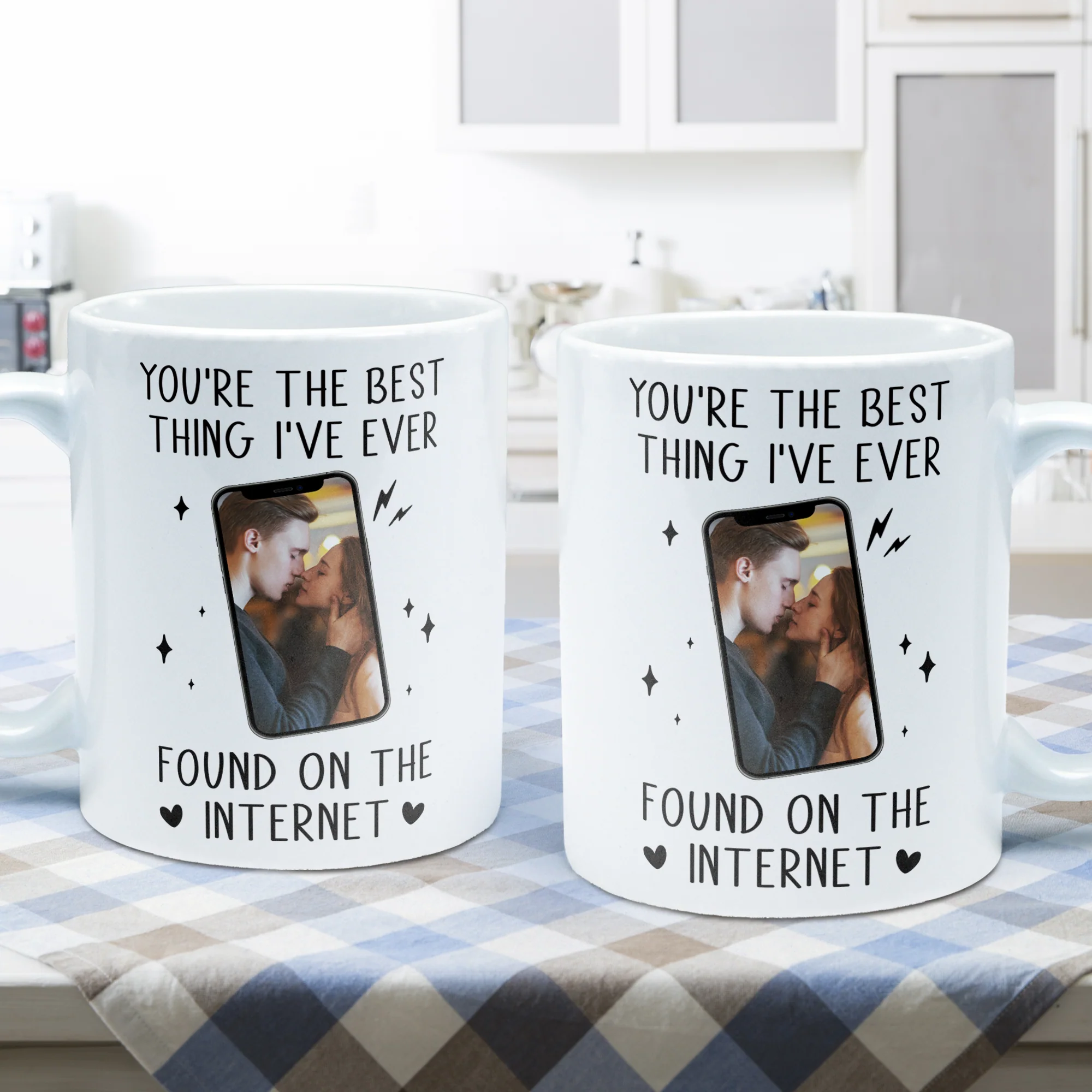 You're The Best Thing I've Ever Found On The Internet - Personalized Photo Mug - Image 7