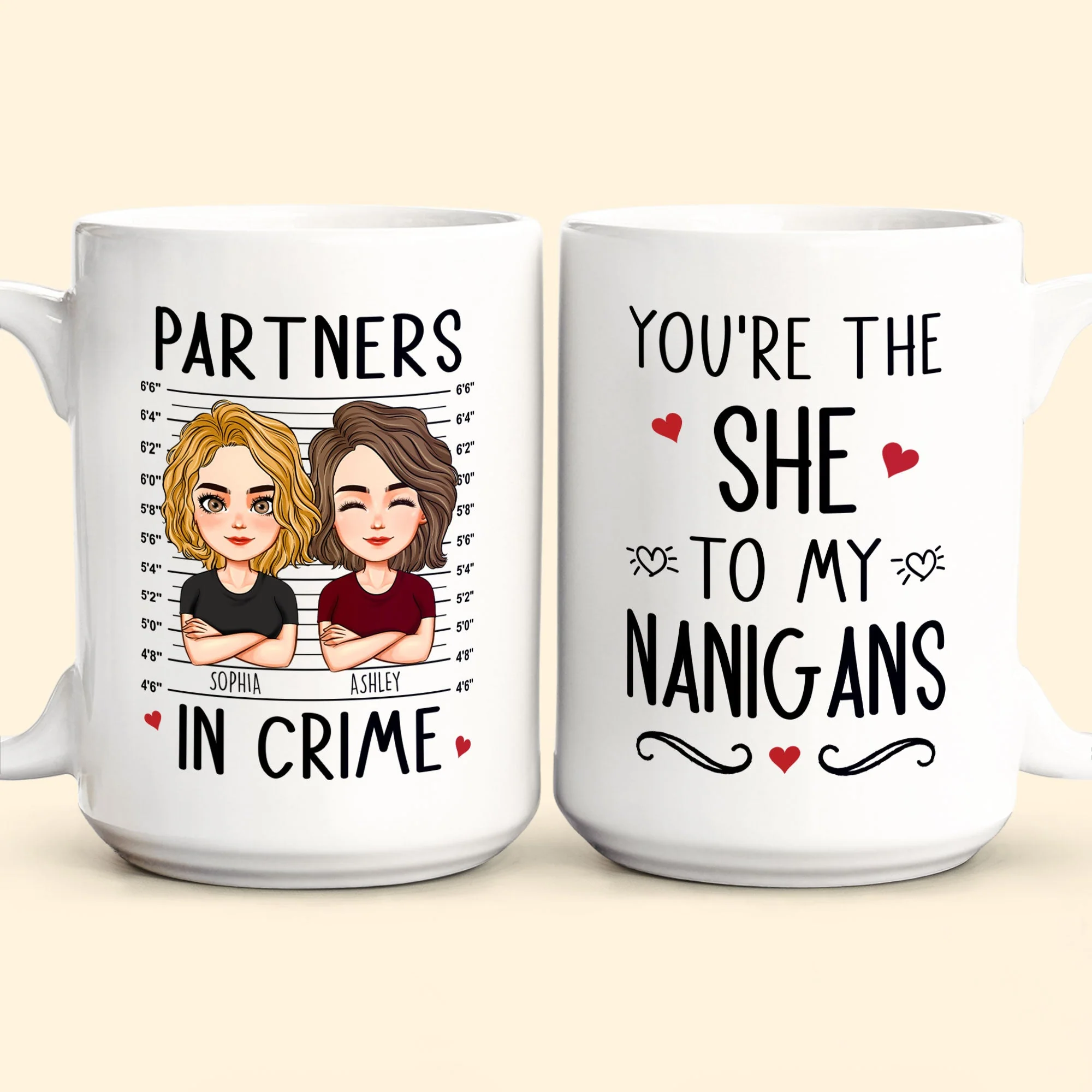 You're The "She" To My "Nanigans" - Personalized Mug - Image 2