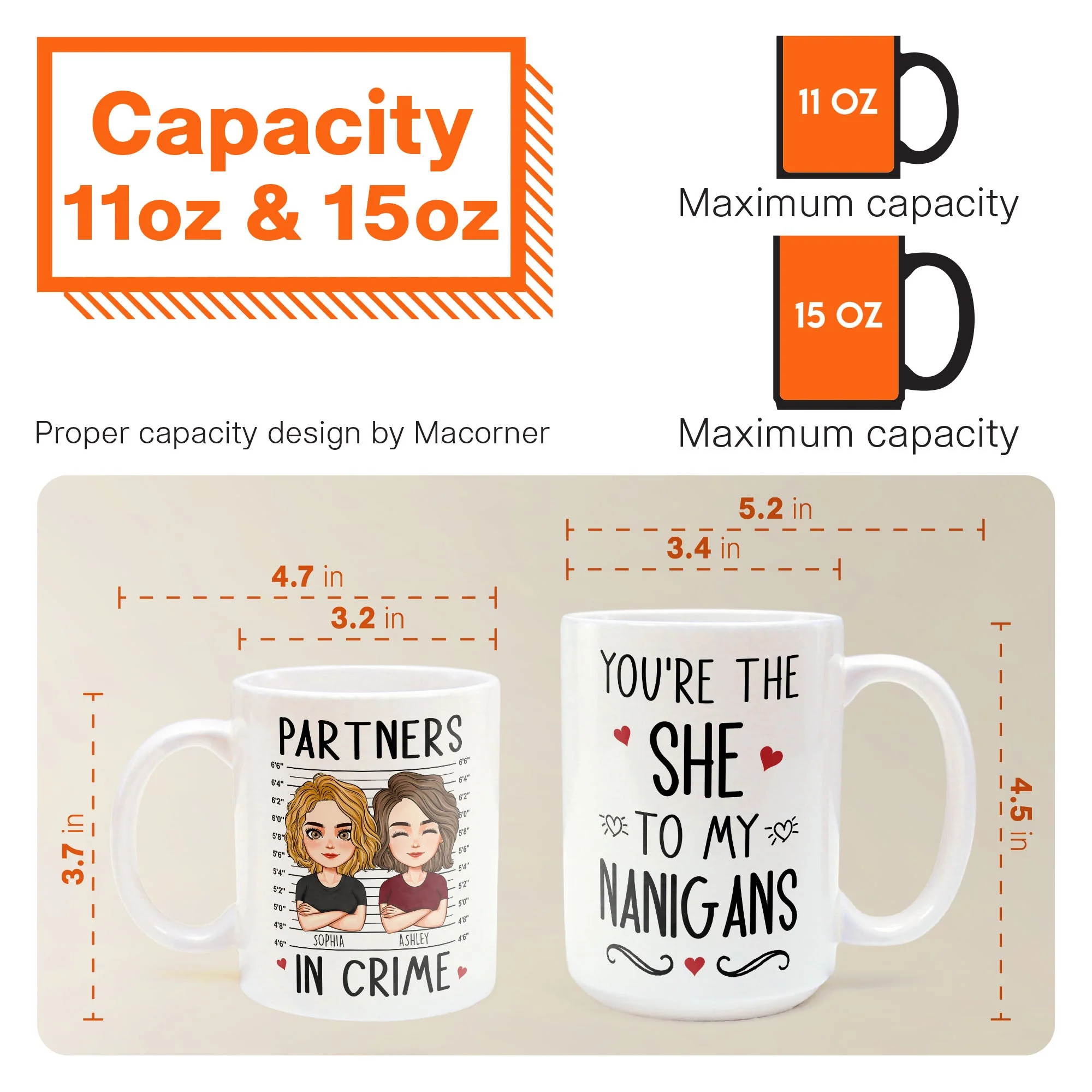 You're The "She" To My "Nanigans" - Personalized Mug - Image 9