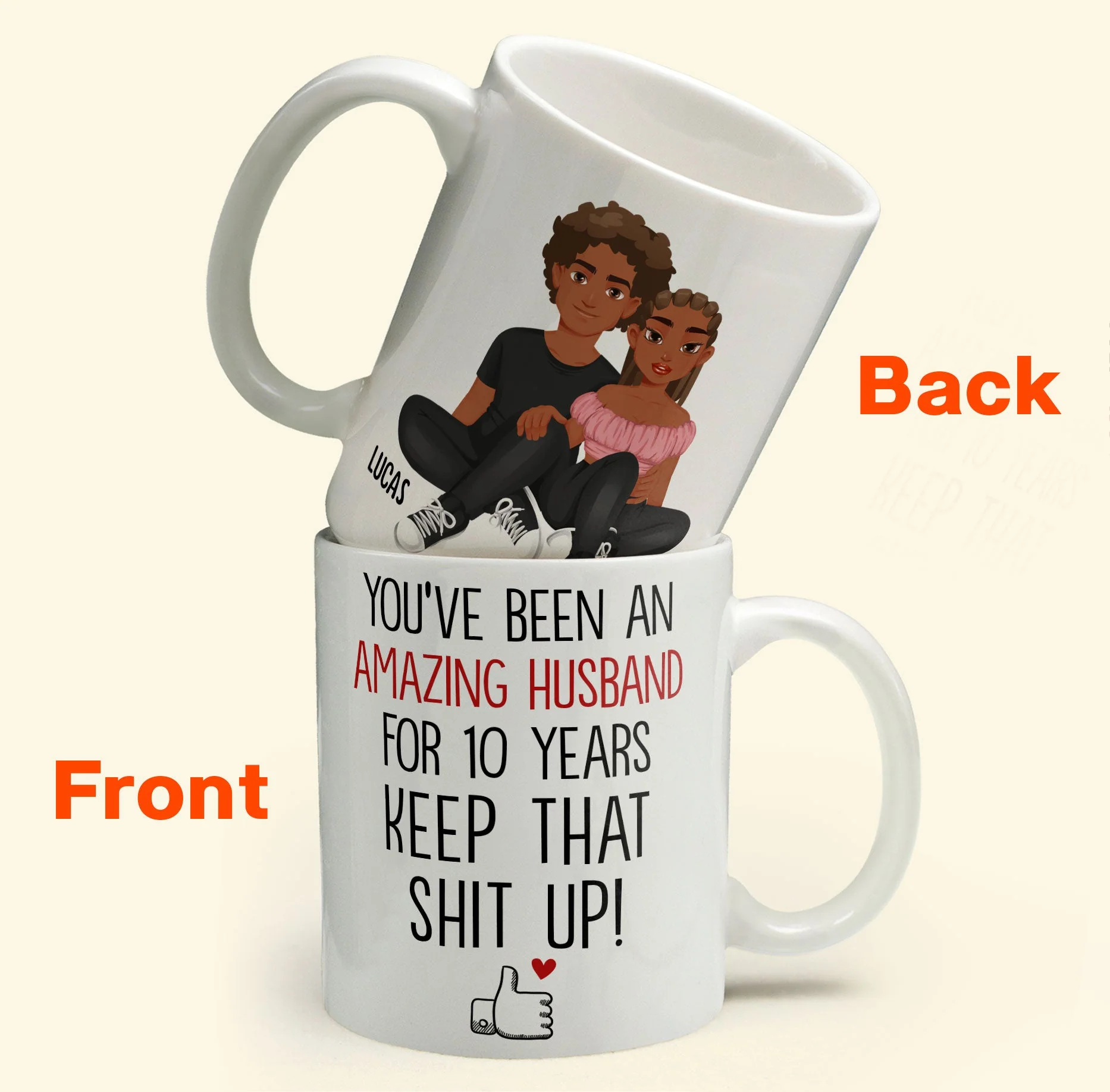 You've Been An Amazing Husband - Personalized Mug - Image 3