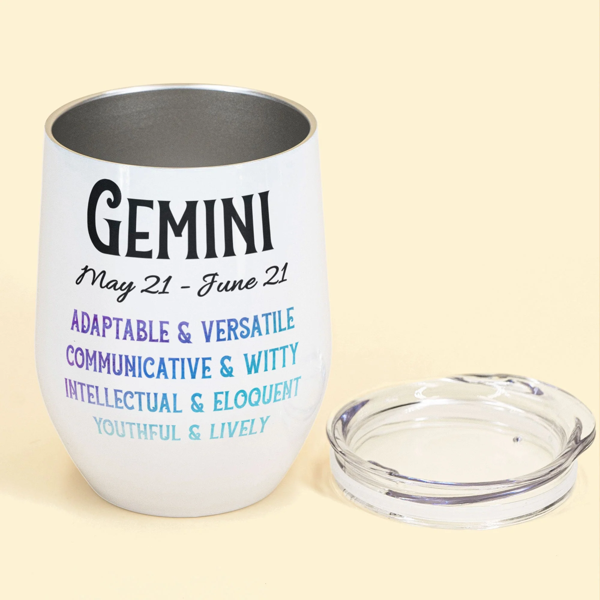 Zodiac Constellation - Personalized Wine Tumble - Image 3